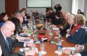 Ректорът на Варненския свободен университет проф. д.пс.н. Галя  Герчева проведе работна среща с представители на  чуждестранните университети  - партньори по проекта „CruiseT“, Варненски свободен университет "Черноризец Храбър", Варна